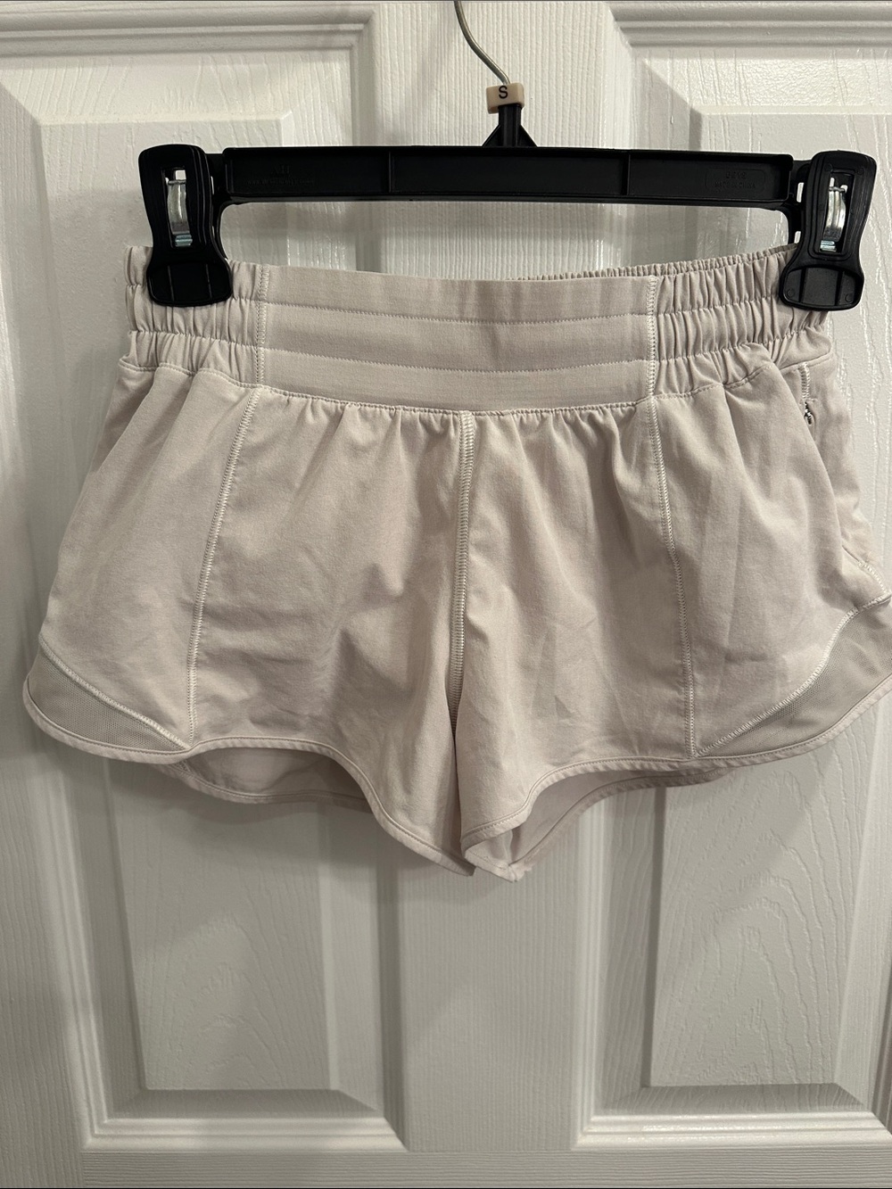 lululemon athletica Light Cream Athletic Shorts